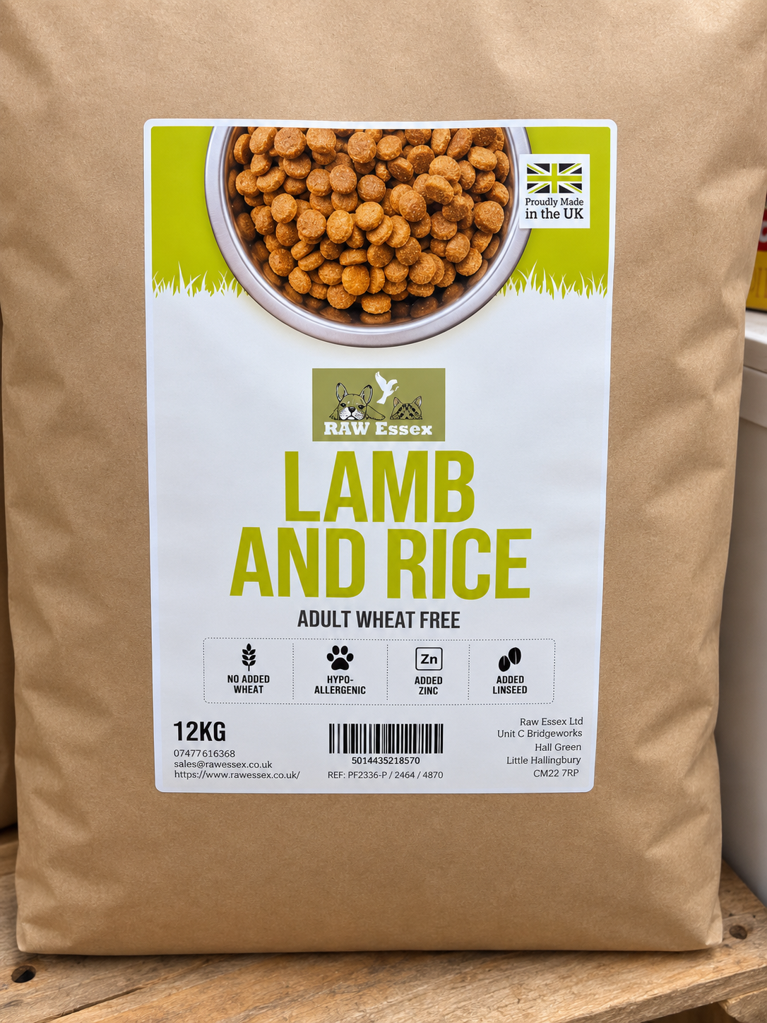 Lamb and Rice 12kg