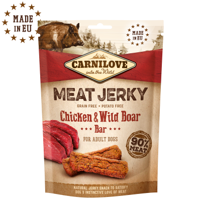 Carnilove Meat Jerky Chicken & Wild Boar Bar