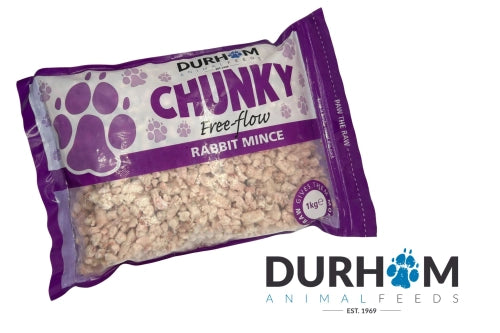 Chunky Free Flow Rabbit Mince 1kg