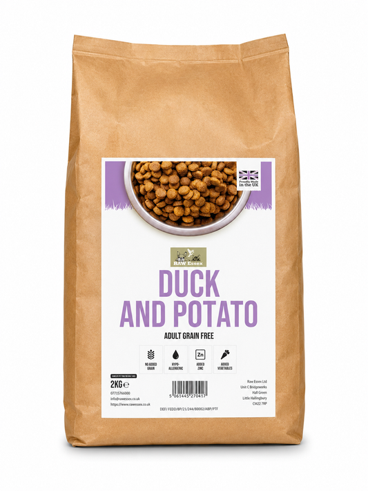 Raw Essex Duck and Potato Kibble 2kg