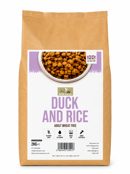 Raw Essex Duck and Rice 2kg