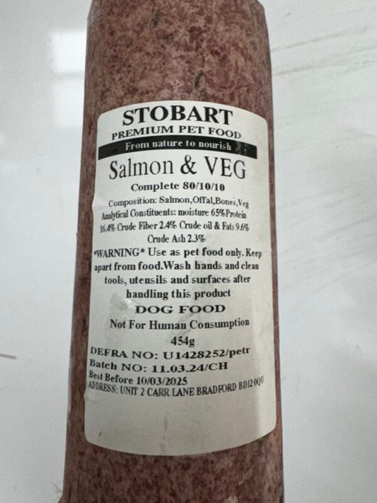 Stobart – Salmon & Veg Complete 454g