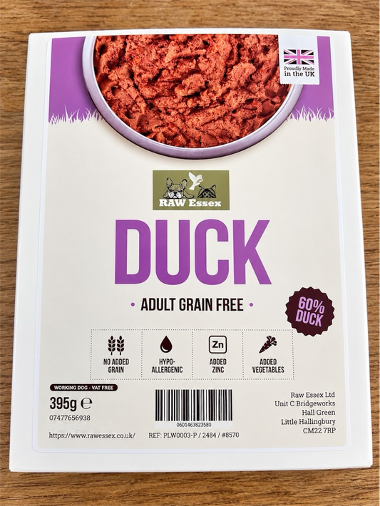 Raw Essex Duck Wet Food