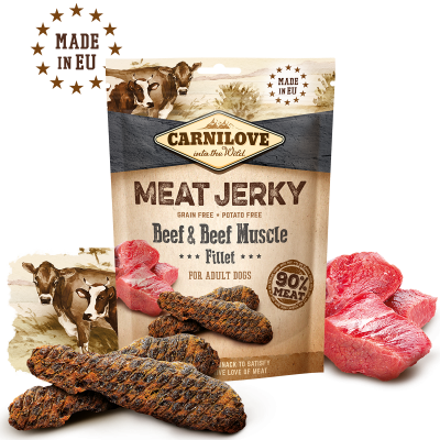 Carnilove Meat Jerky Snack Beef & Beef Muscle Fillet