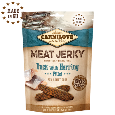 Carnilove Meat Jerky Duck with Herring Fillet
